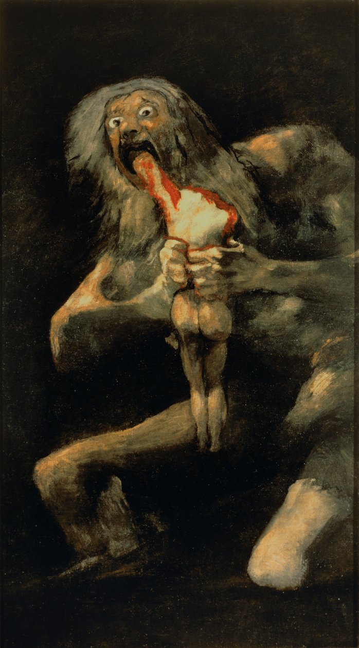 Saturno Devorando um de seus Filhos de Francisco de Goya