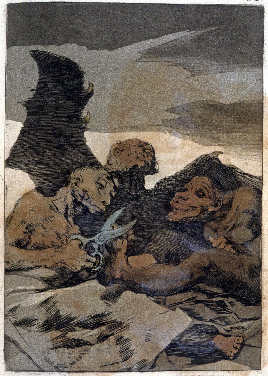 Se Repulen (Eles estão a ir bem), c. 1802 (gravura) de Francisco Jose de Goya y Lucientes