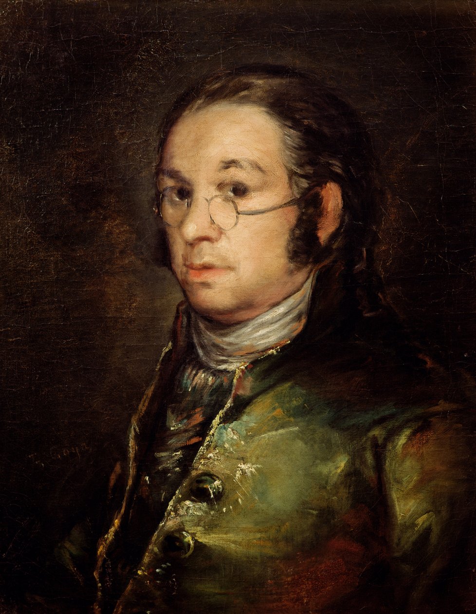 Auto-retrato com óculos de Francisco de Goya