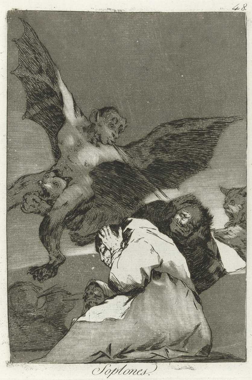 Pomos, Los Caprichos de Francisco de Goya