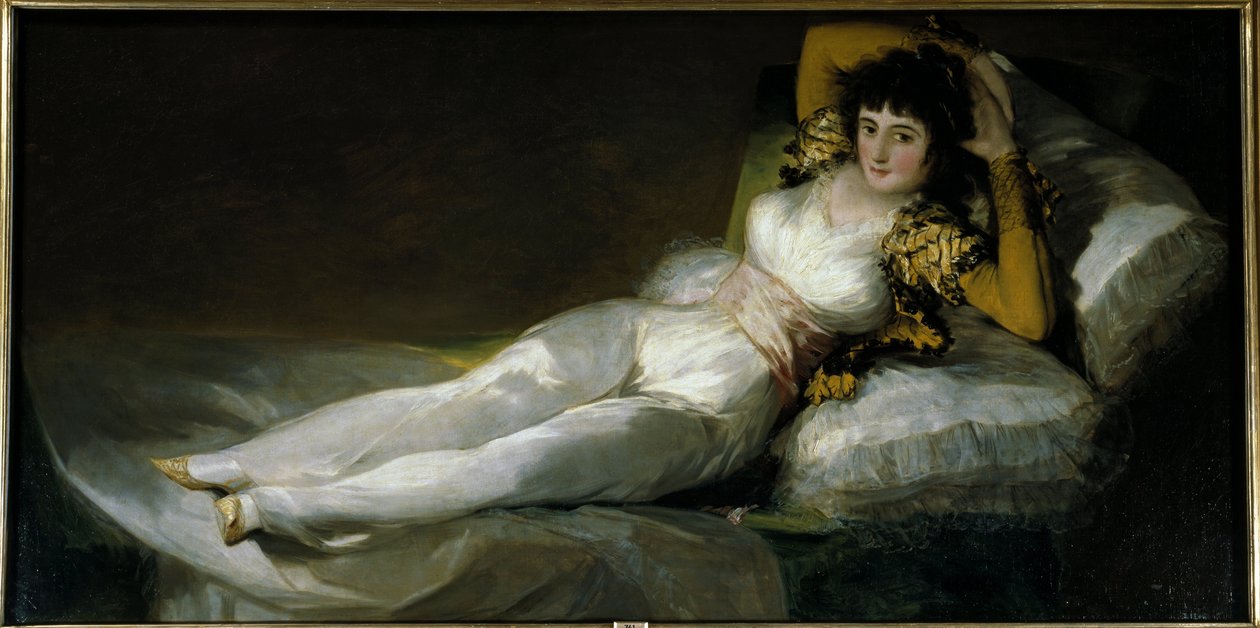 A Maja Vestida, c.1798-1805 (óleo sobre tela) de Francisco Jose de Goya y Lucientes