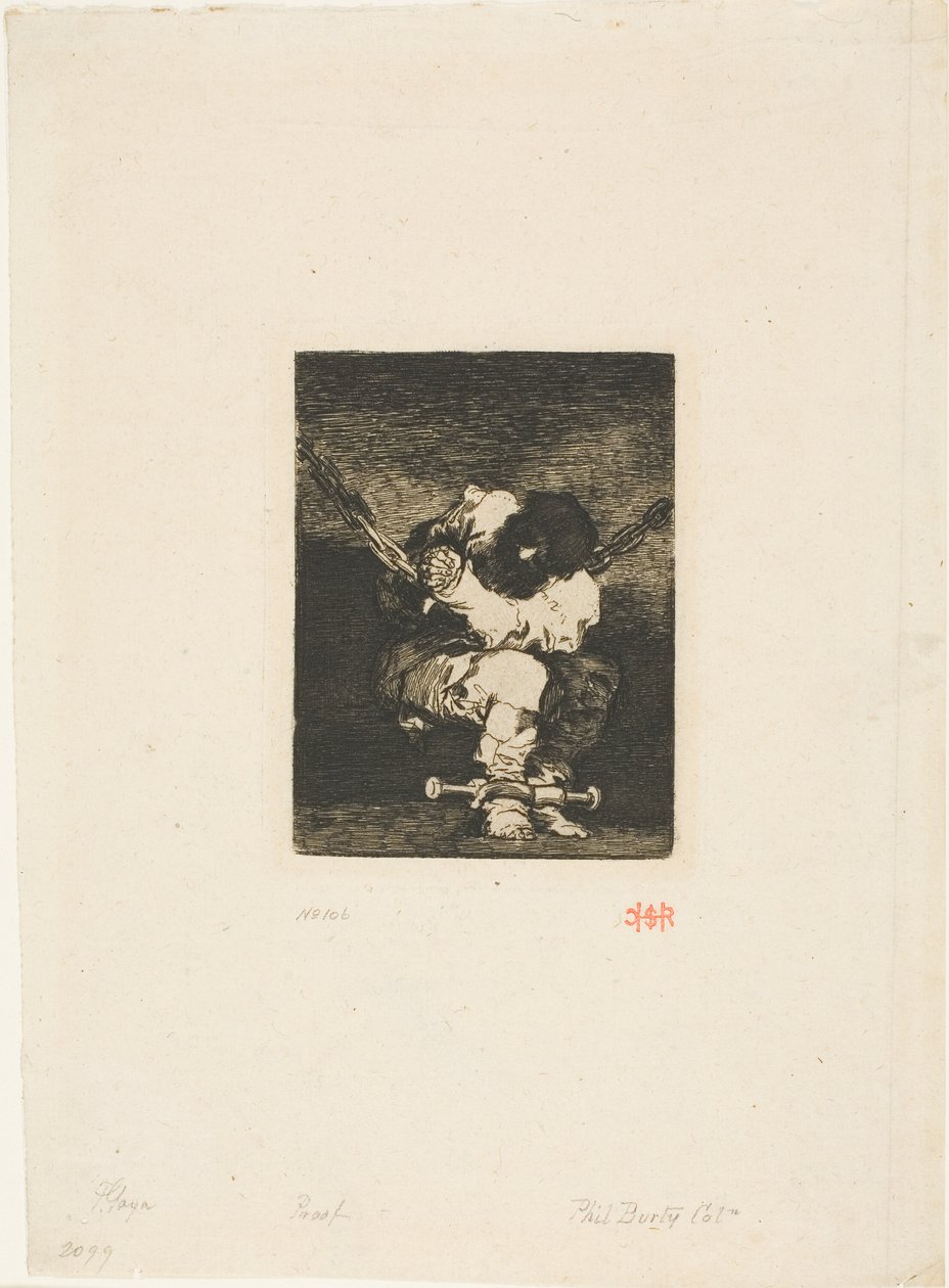 A Custódia é tão Bárbara quanto o Crime ("O Pequeno Prisioneiro") de Francisco Jose de Goya y Lucientes