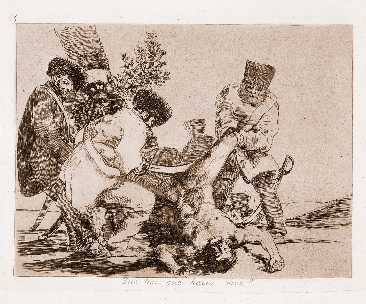 The Disasters of War : O que mais podemos fazer? (Gravação após desenho de Francisco de Goya