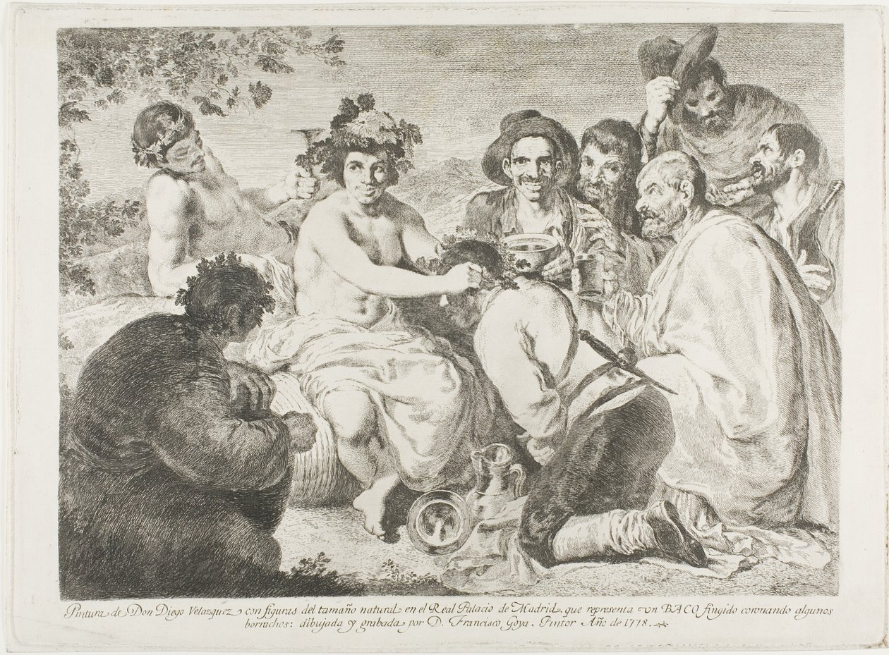 Os bêbados de Francisco Jose de Goya y Lucientes