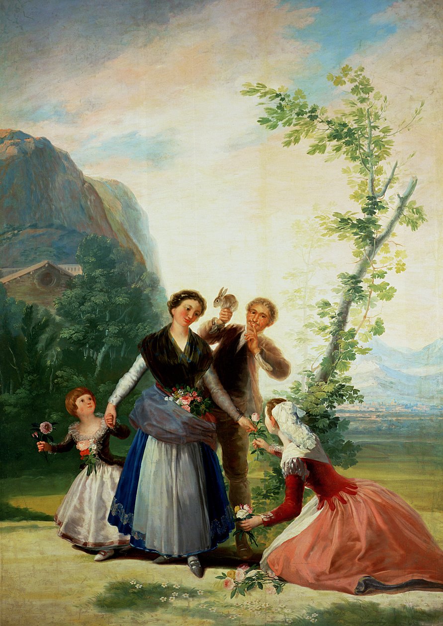 As Floristas ou a Primavera de Francisco de Goya