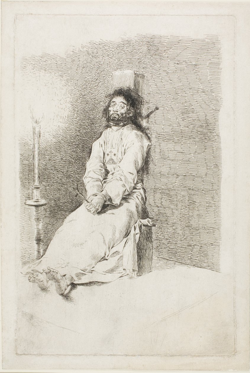O Homem Garroteado de Francisco Jose de Goya y Lucientes