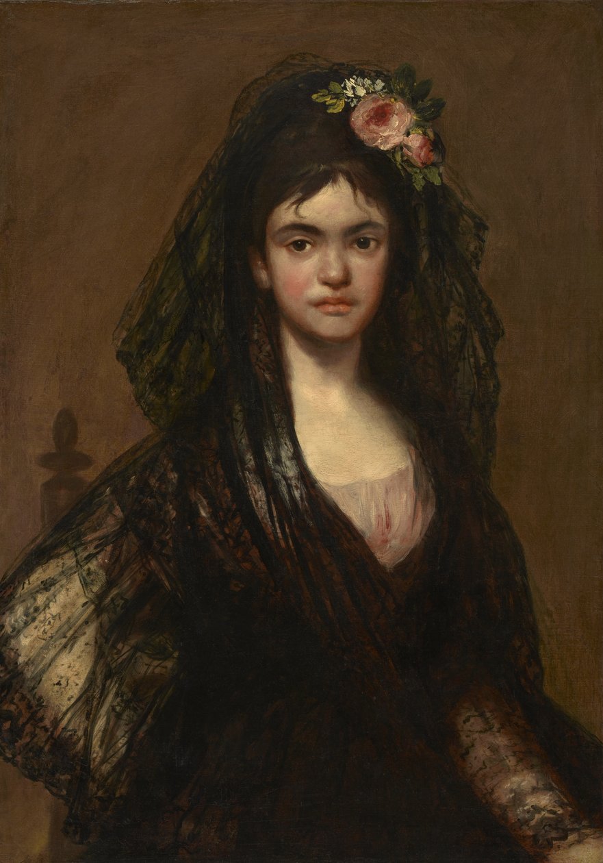 Madrileña, final do século XIX de Francisco de Goya