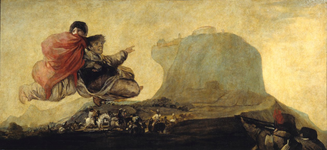 O Sábado das Bruxas ou Visão Fantástica El Aquelarre. Pintura de Francisco de Goya (1746-1828) 1819-1823 Sol. 1,23x2,65 m Madrid, Museu do Prado. de Francisco de Goya
