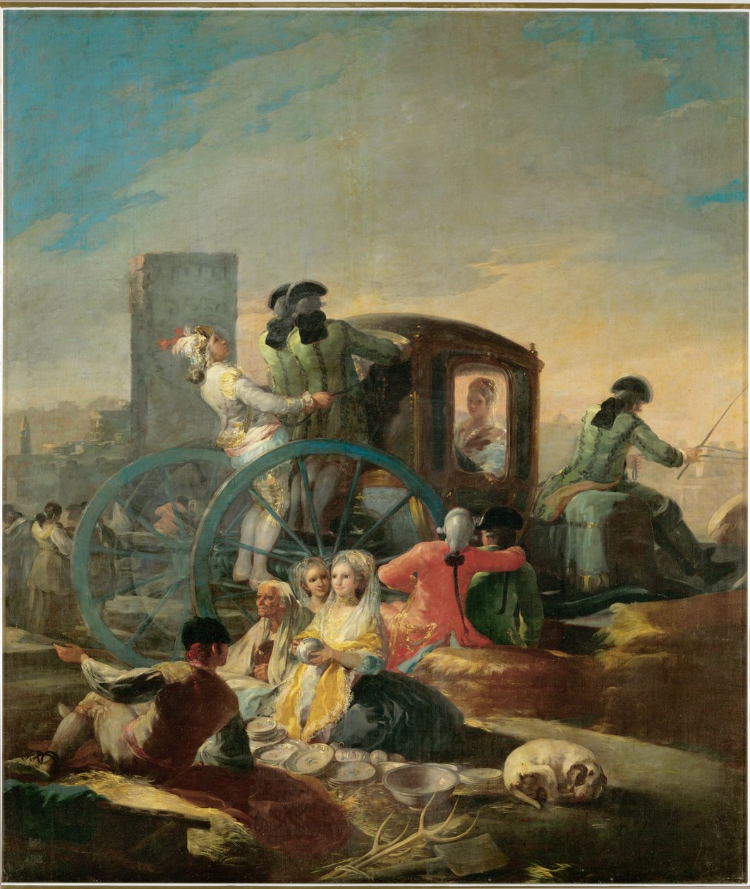 O oleiro, desenho para tapeçarias do Palácio do Prado (pintura sobre tela) de Francisco Jose de Goya y Lucientes