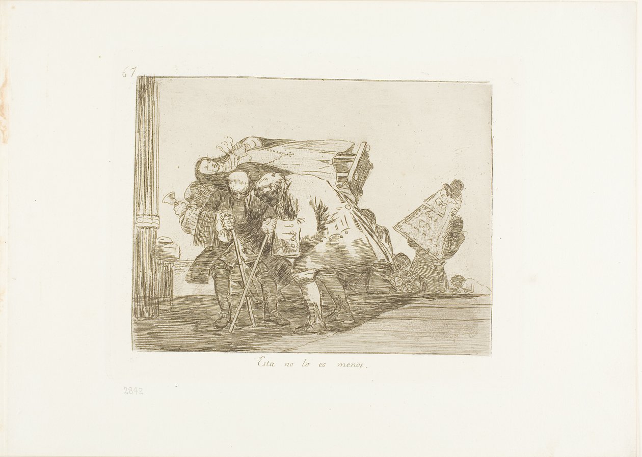 Isto não é menos assim, placa 67 de Os Desastres da Guerra de Francisco Jose de Goya y Lucientes