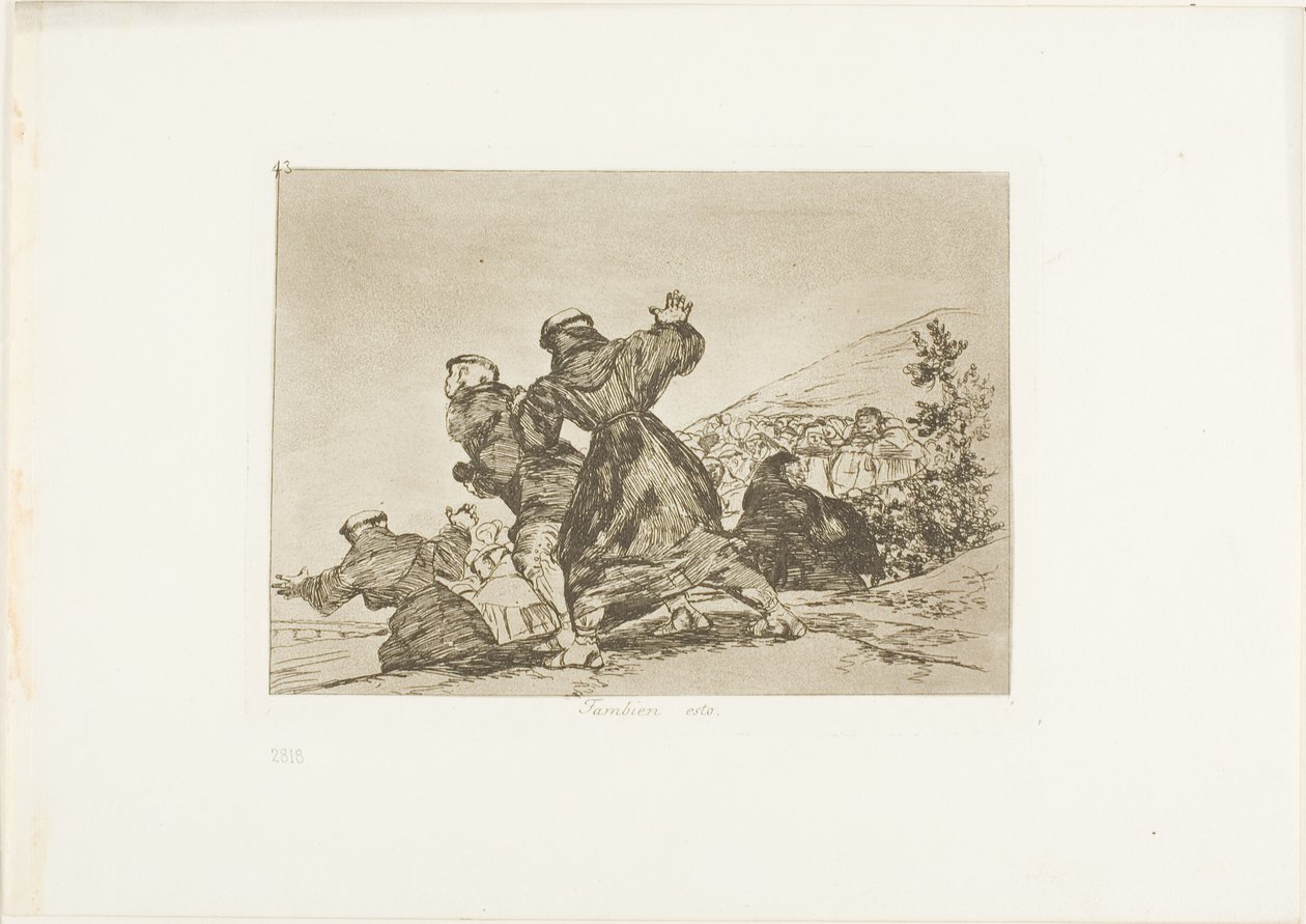 Isso também, placa 43 de The Disasters of War de Francisco Jose de Goya y Lucientes