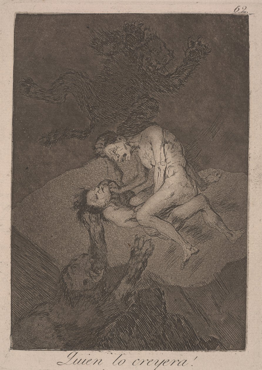 Quem teria pensado nisso! (Quien lo creyera!) de Francisco de Goya