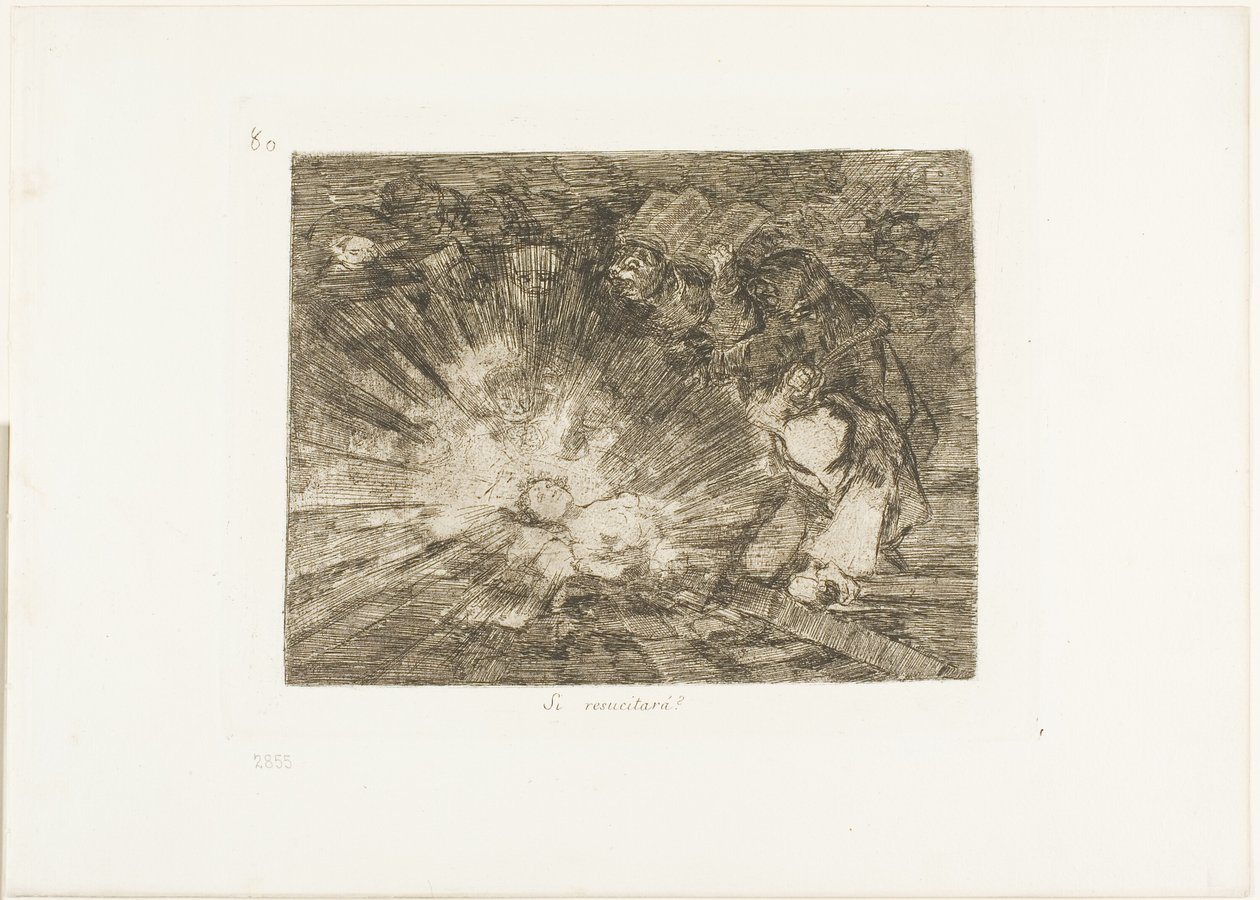 Will She Rise Again?, placa 80 de The Disasters of War de Francisco Jose de Goya y Lucientes