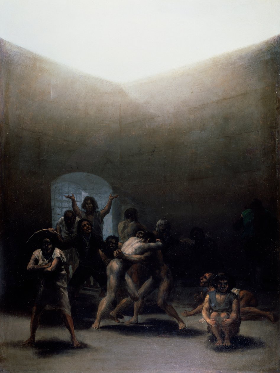 Jarda com Lunáticos de Francisco Jose de Goya y Lucientes