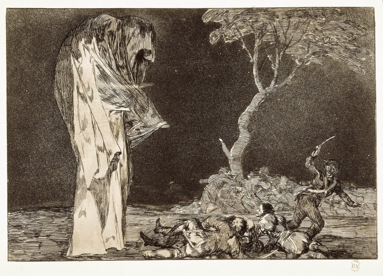 placa 2 em "" Disparates "" de Francisco de Goya