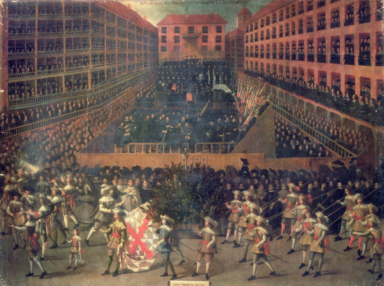 Auto de Fé em 1656 (óleo sobre tela) de Francisco Rizi