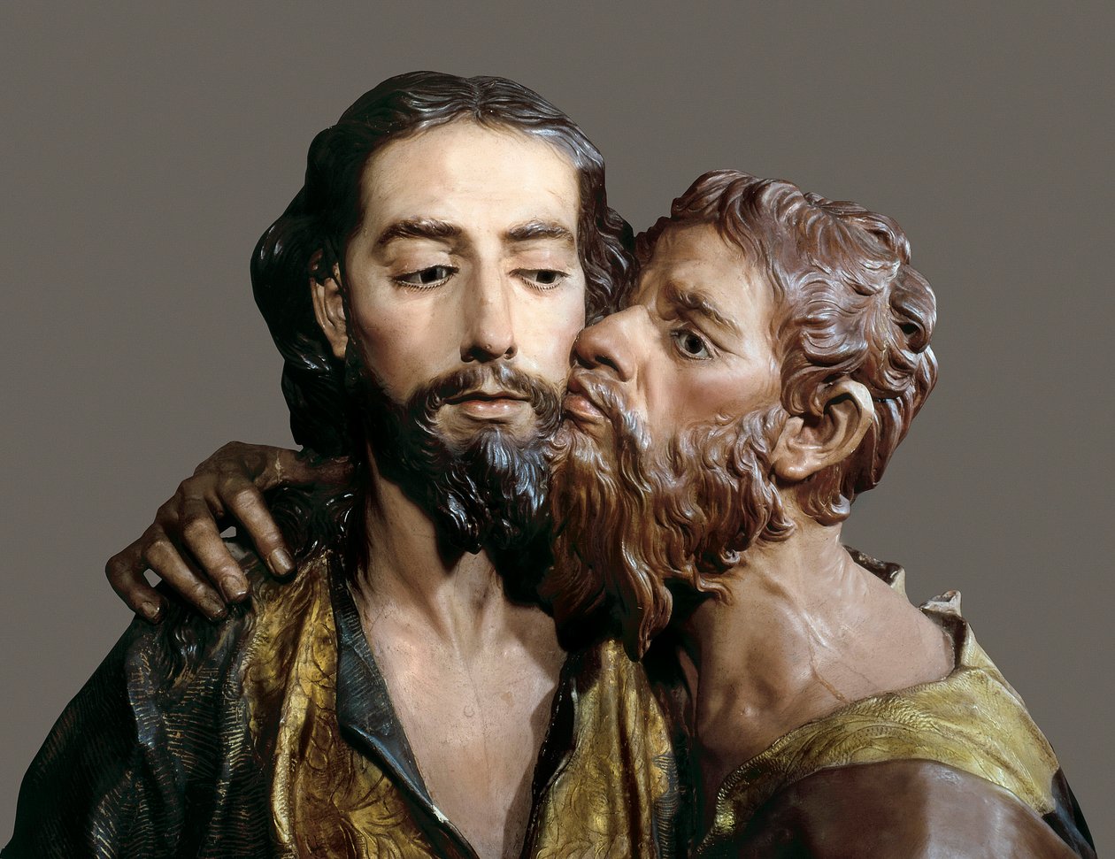 A prisão ou o beijo de Judas. Escultura de Francisco SALZILLO (1707-1783) de Francisco Salzillo