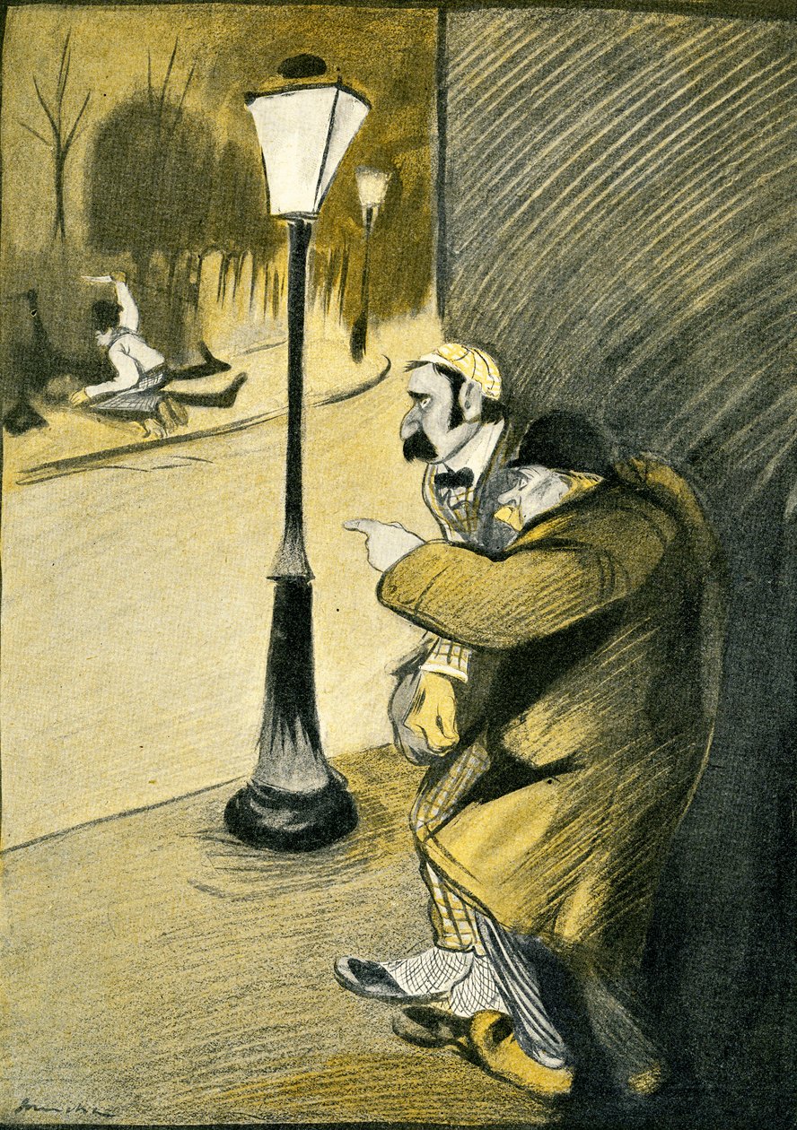 Dois ingleses testemunham um esfaqueamento na França, em 1903 de Francisco Sancha y Lengo