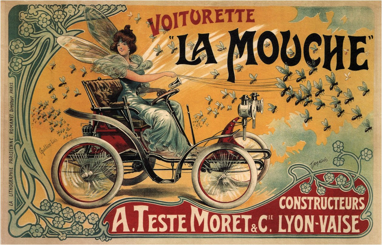 Carrinho La Mouche, 1900 de Francisco Tamagno