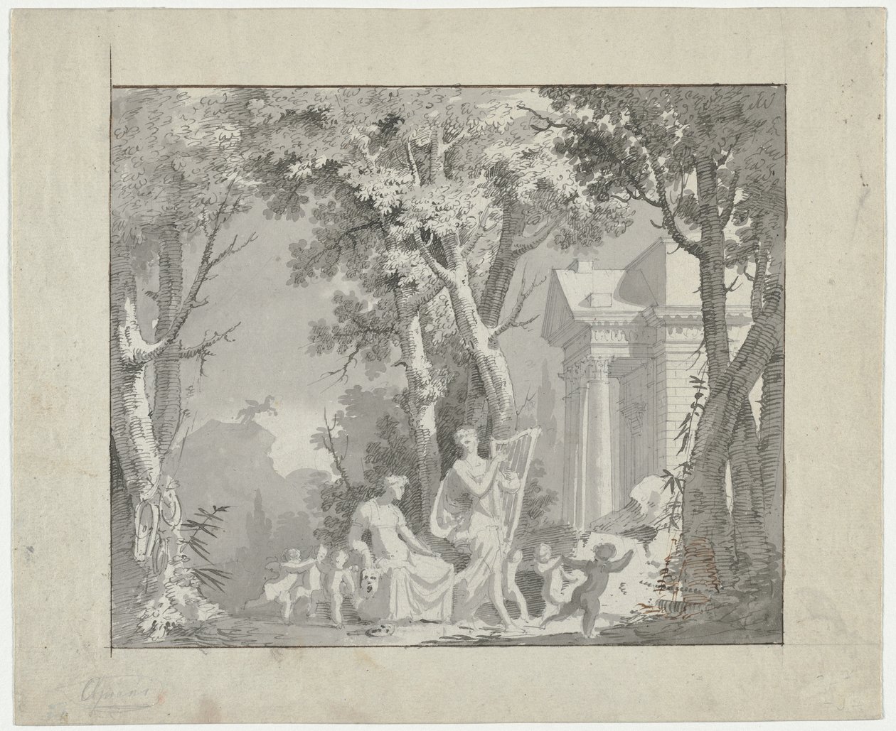 Cena clássica, 1775-1800. de Francisco Vieira