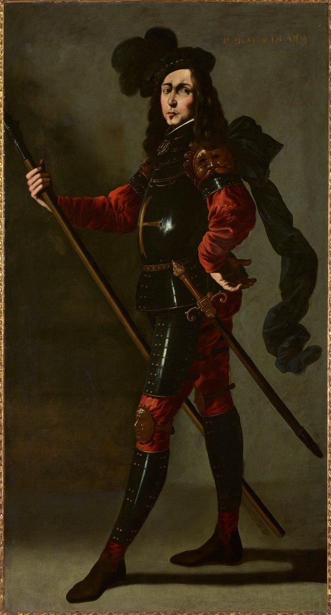 O Infante P. Bustos de Lara, ca 1640-1645. de Francisco de Zurbaran