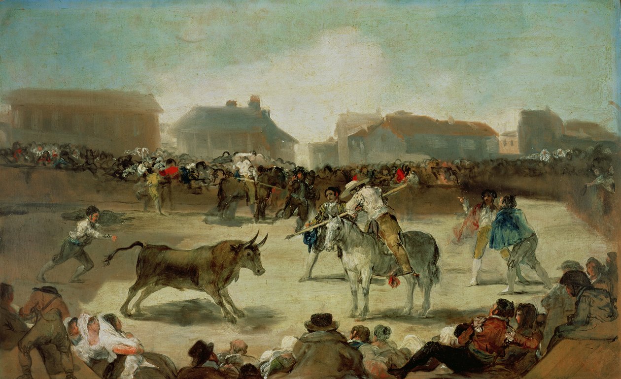 Uma tourada na vila de Francisco de Goya