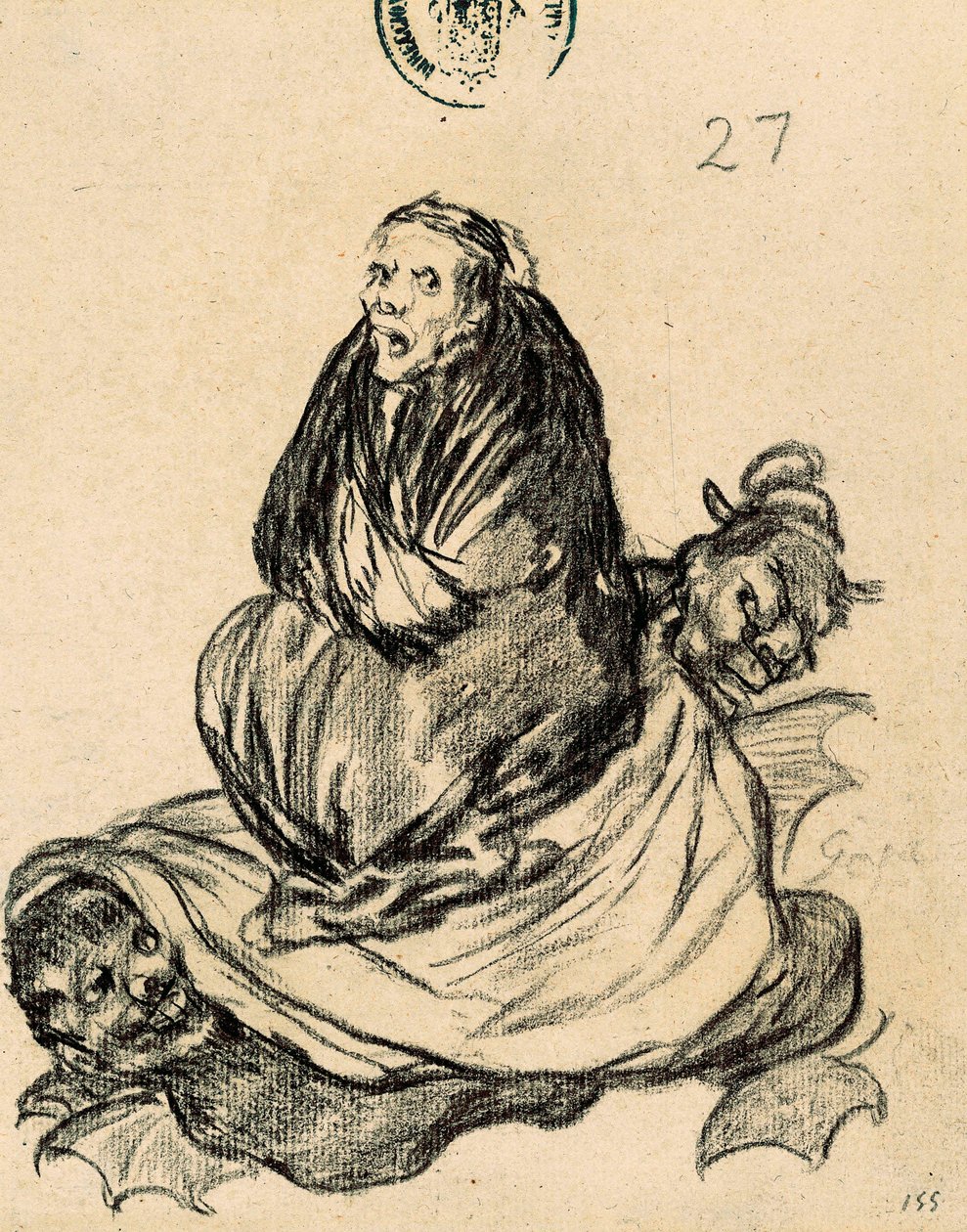 Uma Bruxa em Viagem de Francisco de Goya