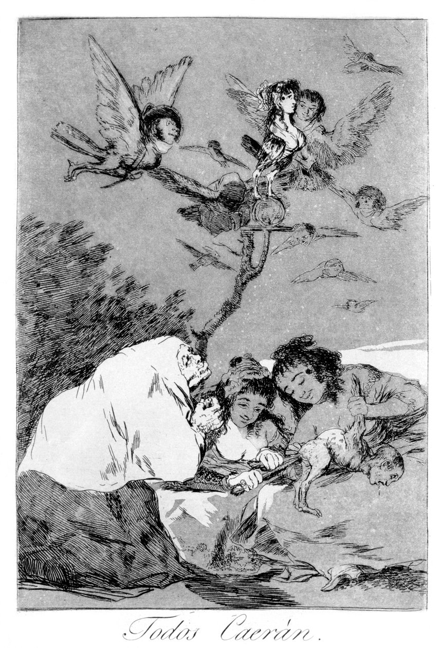 Tudo cairá, 1799 de Francisco de Goya