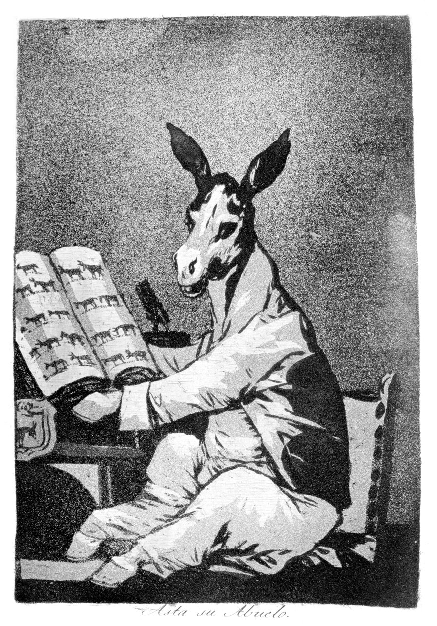 Já em seu avô, 1799 de Francisco de Goya