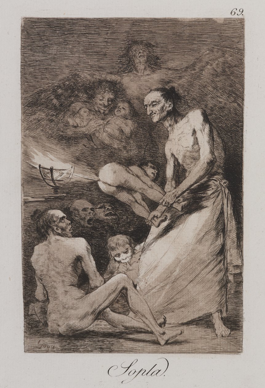 Sopro (Sopla) de Francisco de Goya