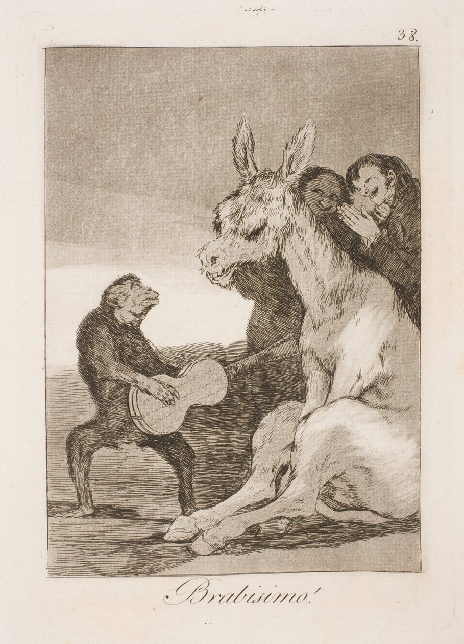 Bravissimo (Charles IV e Godoy) de Francisco de Goya