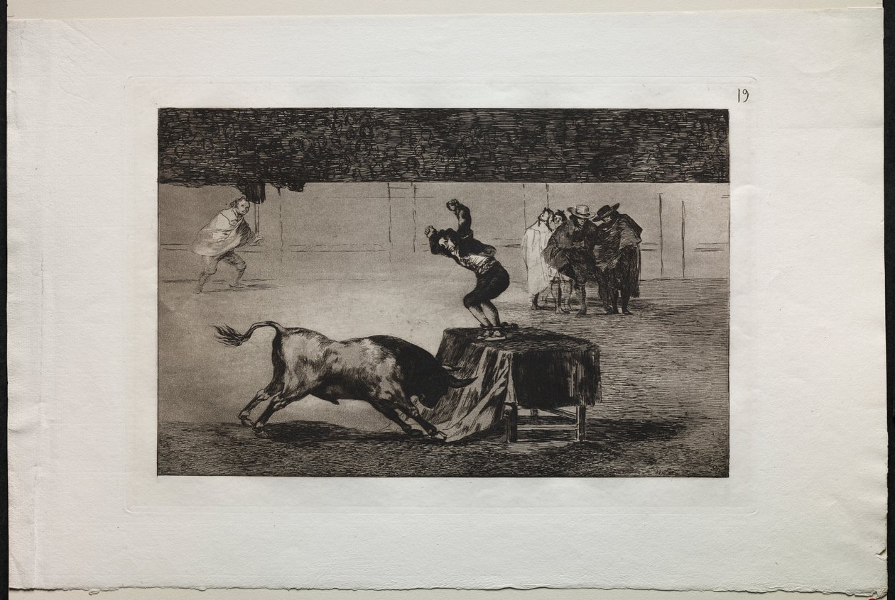 Touradas: Outra loucura dele no mesmo ringue de Francisco de Goya