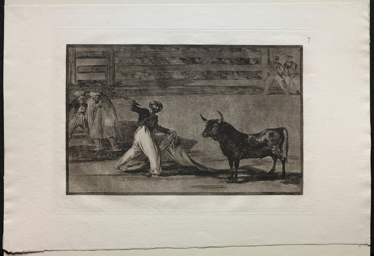Touradas: Origem dos Arpões ou Bandarilhas, 1876. de Francisco de Goya