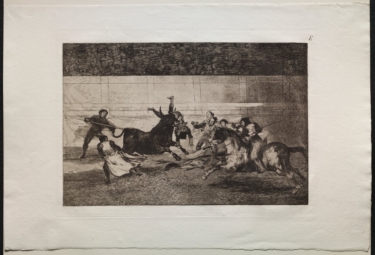 Touradas: A Morte de Pepe Illo (2ª Composição) de Francisco de Goya