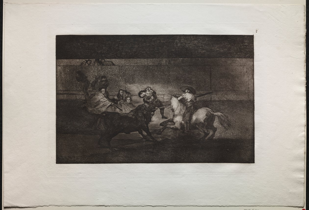 Touradas: A Morte de Pepe Illo (3ª Composição) de Francisco de Goya