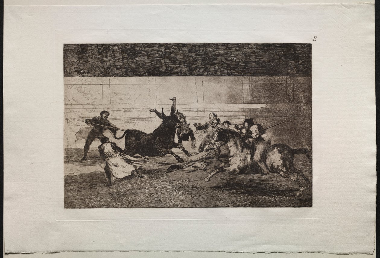 Touradas: A Morte de Pepe Illo 2ª Composição, 1876. de Francisco de Goya