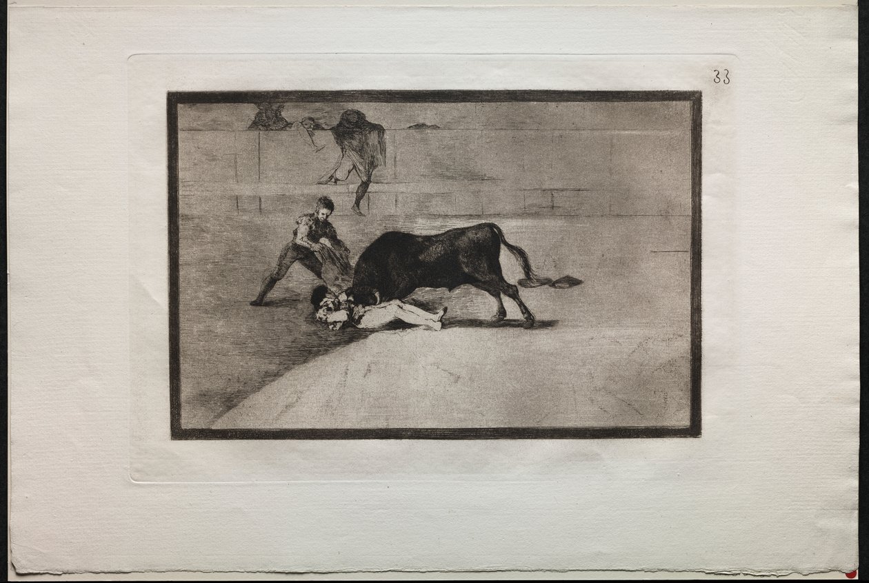 Touradas: A infeliz morte de Pepe Illo, no ringue de Madrid de Francisco de Goya
