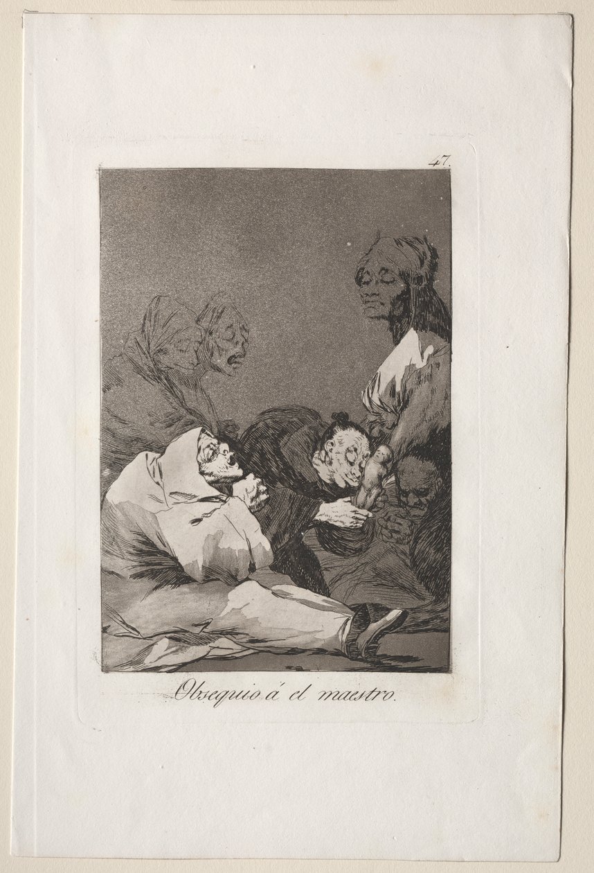Caprichos: um presente para o mestre de Francisco de Goya