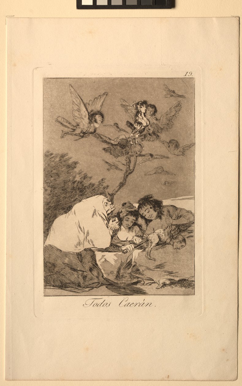 Caprichos: tudo cairá. de Francisco de Goya