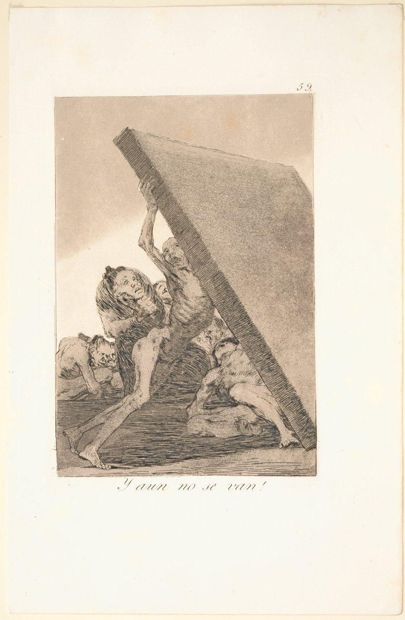 Caprichos: E ainda assim eles não vão! de Francisco de Goya