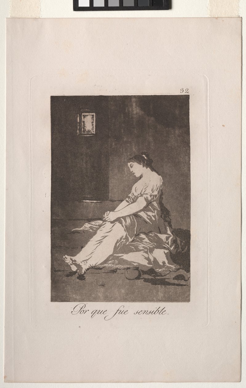 Caprichos: Porque ela era suscetível. de Francisco de Goya