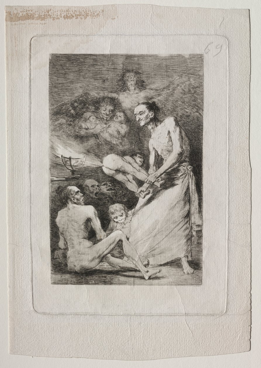 Caprichos: Golpe de Francisco de Goya