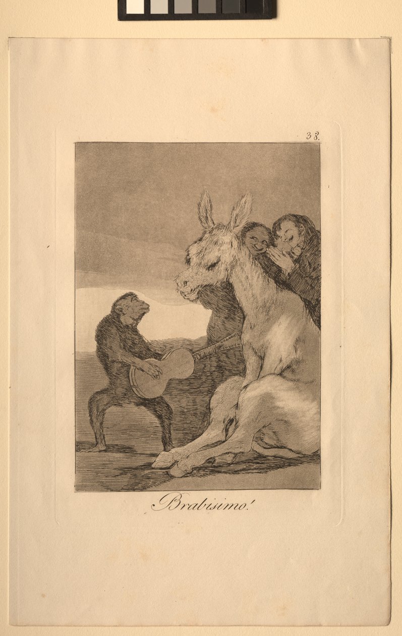 Caprichos: Bravo! de Francisco de Goya