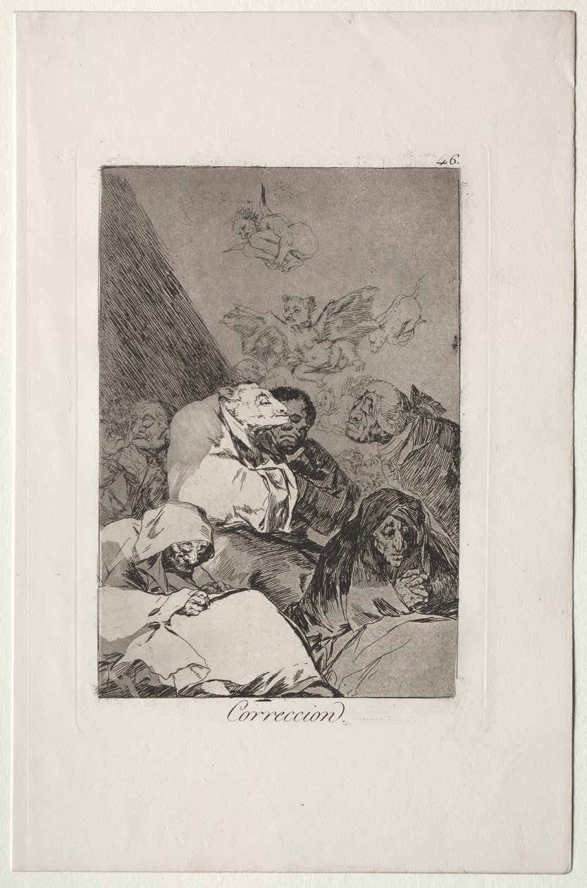 Caprichos: Correção de Francisco de Goya