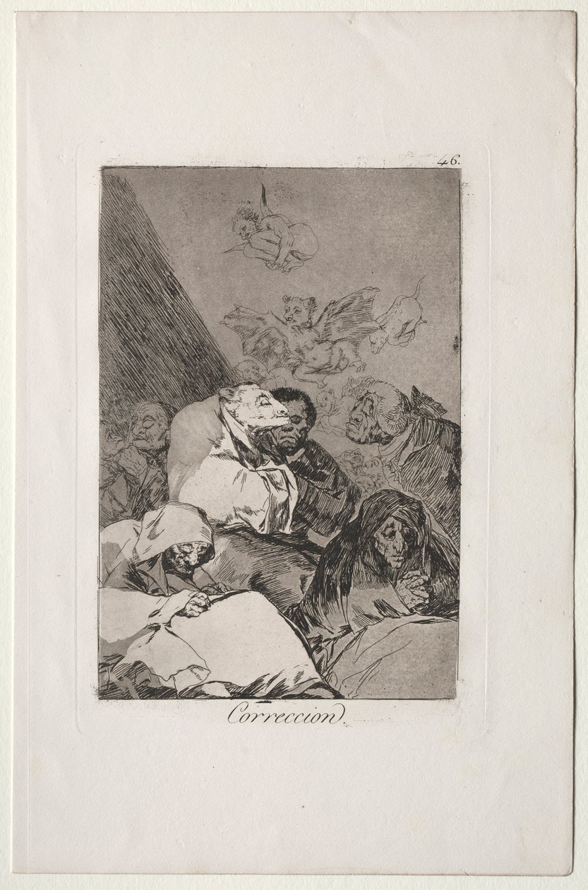 Caprichos: correção. de Francisco de Goya