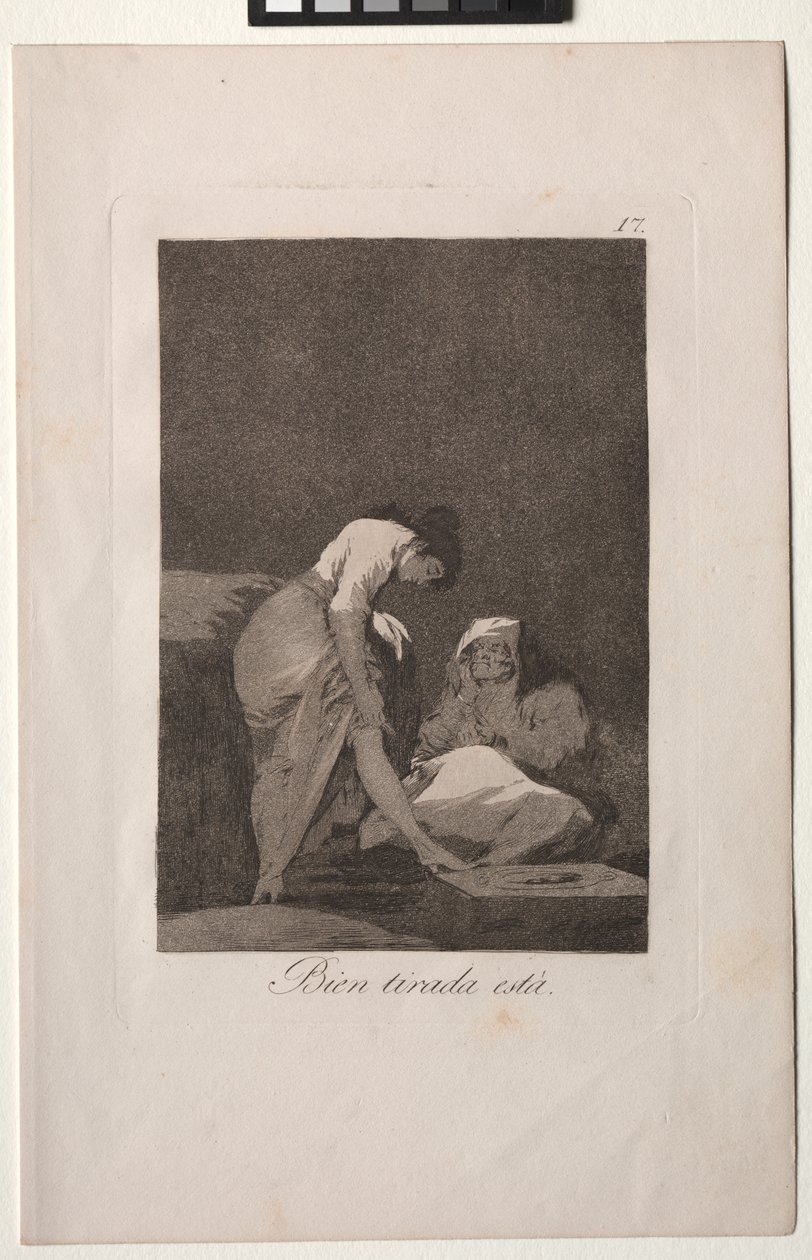 Caprichos: é bem esticado de Francisco de Goya