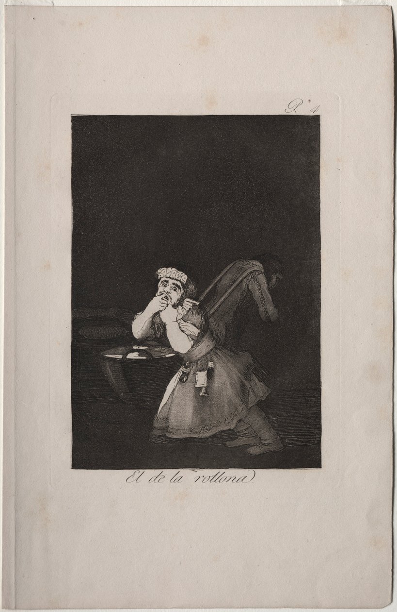 Caprichos: Nannys, garoto. de Francisco de Goya