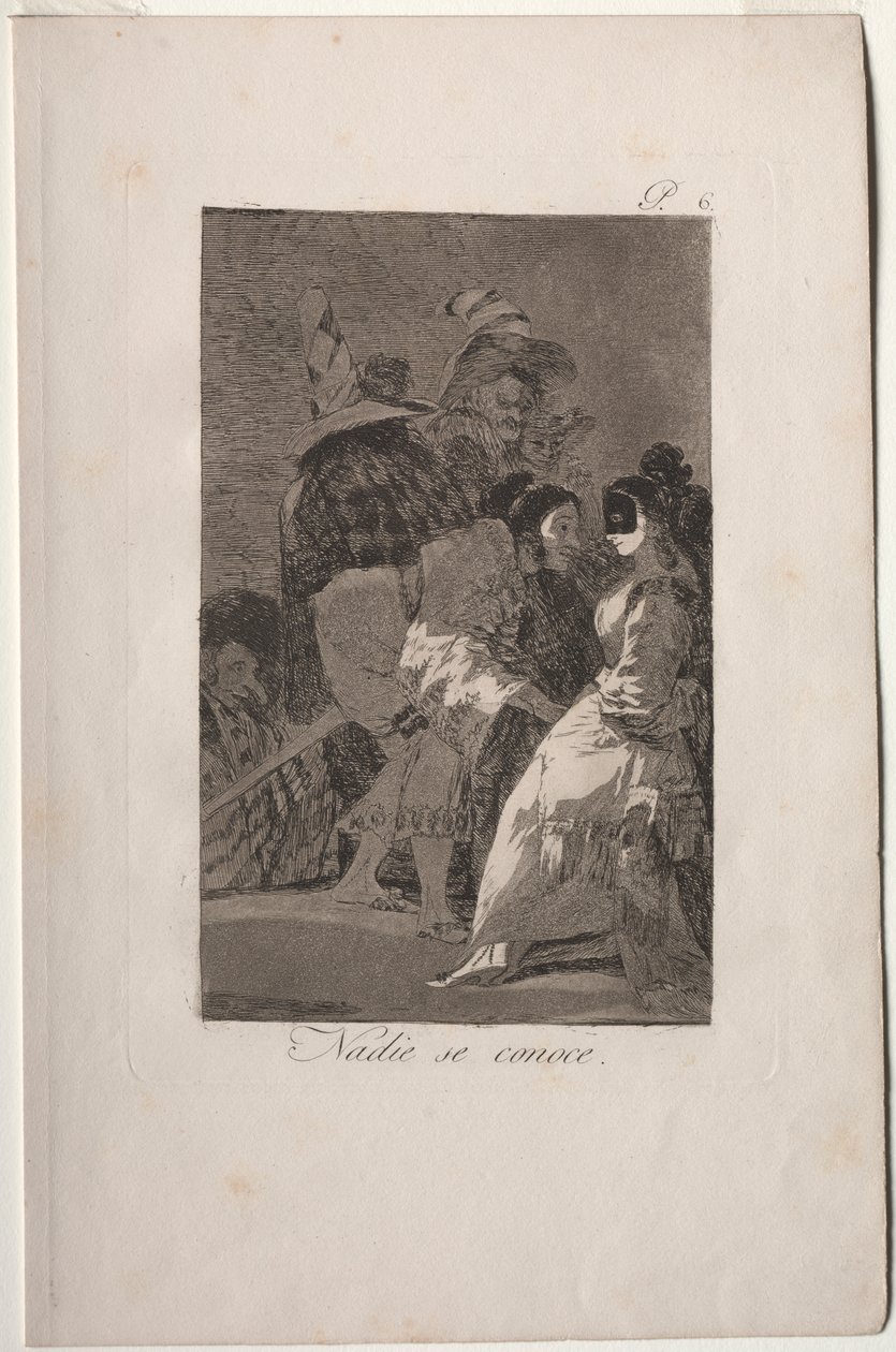 Caprichos: Ninguém se conhece de Francisco de Goya