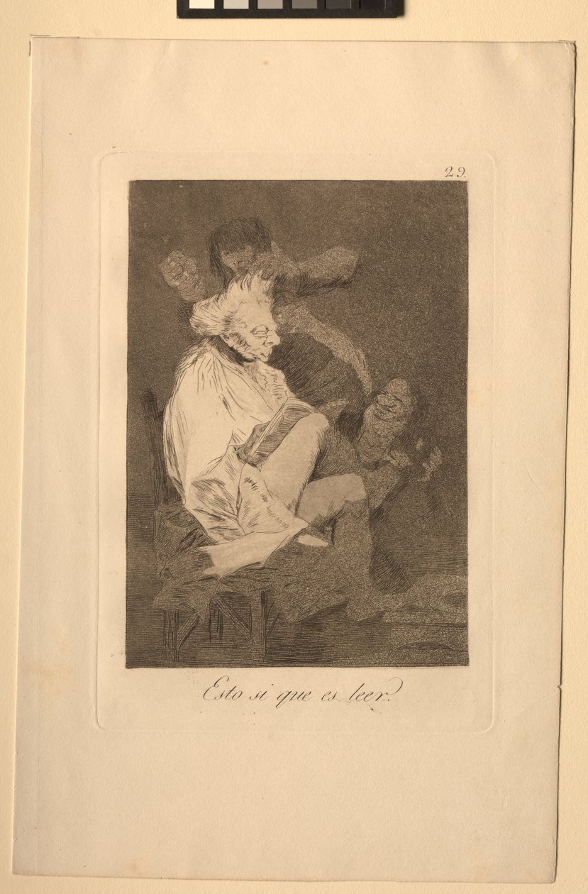 Caprichos: Isso certamente está sendo capaz de ler. de Francisco de Goya