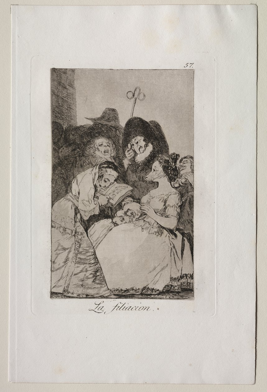 Caprichos: A Filiação de Francisco de Goya